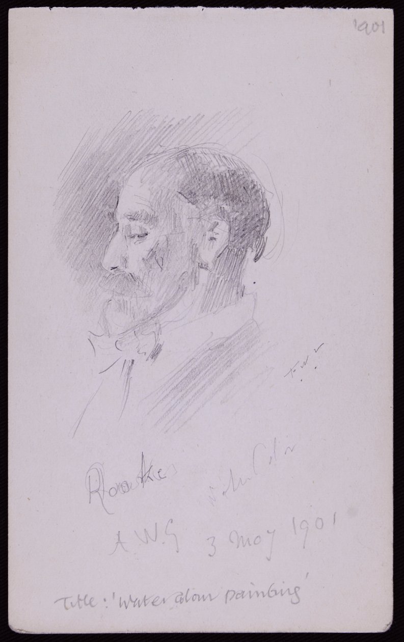 Portrett av TM Rooke av Francis Wilfred Lawson