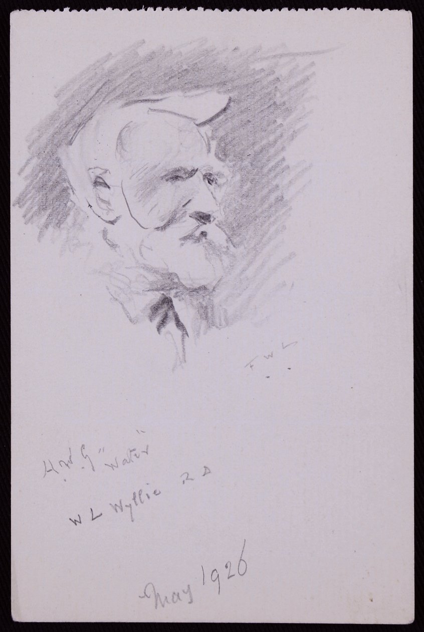 Portrett av WL Wyllie av Francis Wilfred Lawson