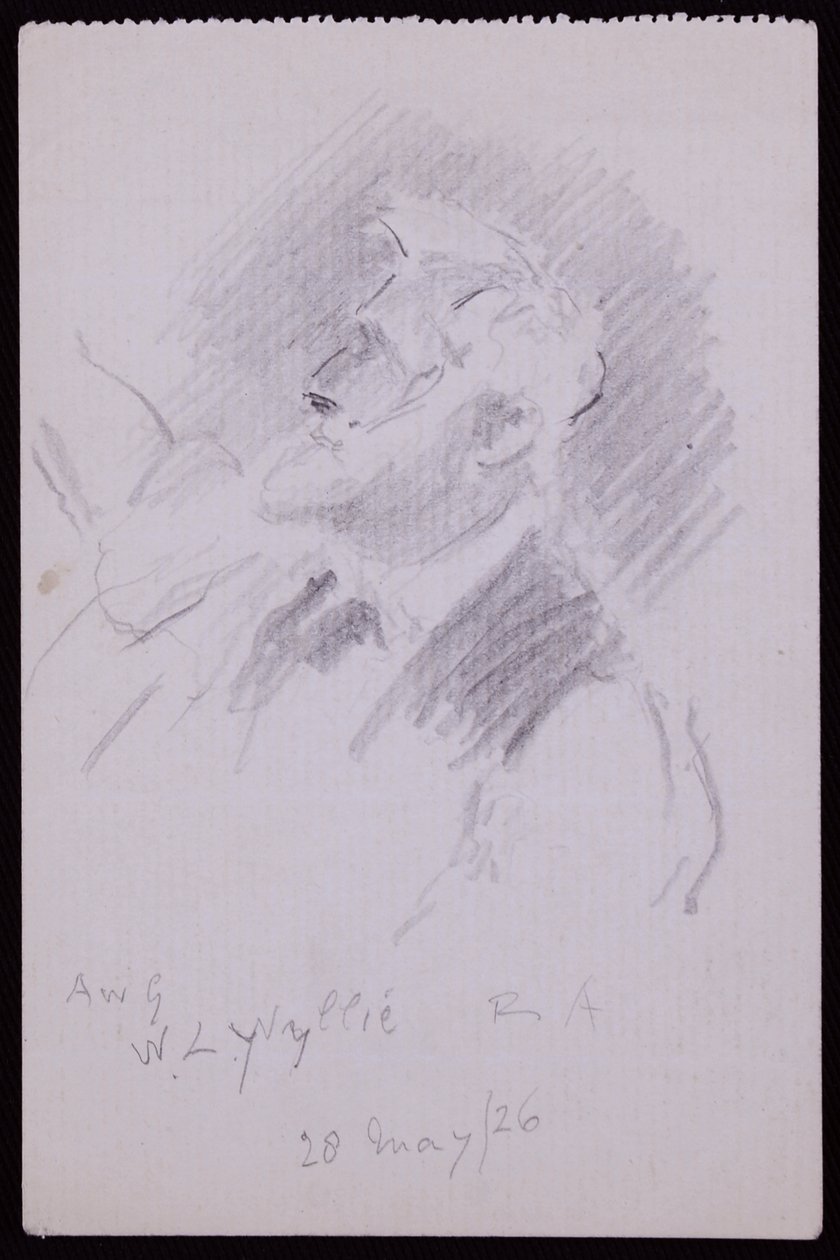 Portrett av WL Wyllie av Francis Wilfred Lawson