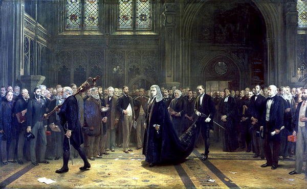 Talerens prosesjon i 1881 av Francis Wilfred Lawson