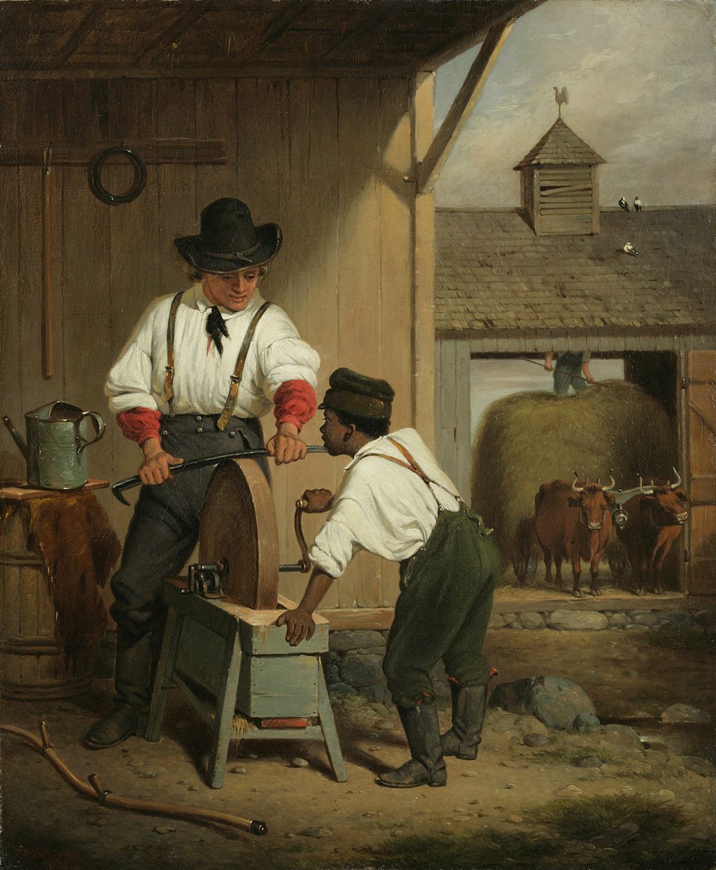 Ljåkvernen, 1856 av Francis William Edmonds
