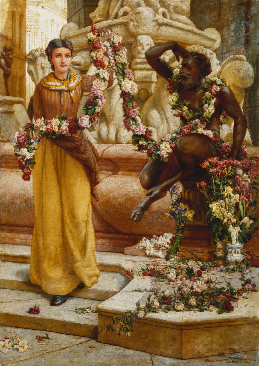 Blomsterkransen, 1900 av Francis William Topham