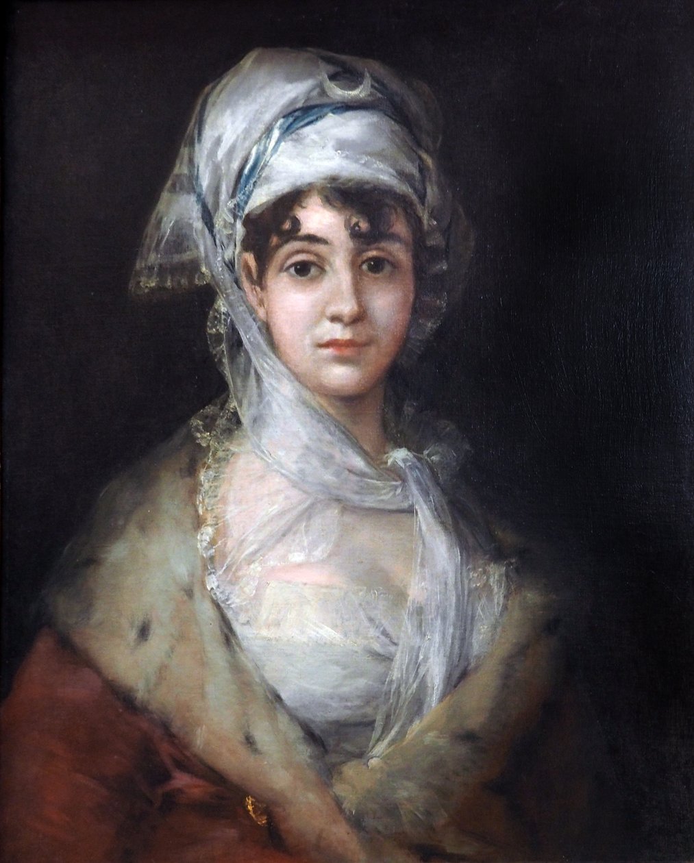 Antonia-Zarate Petersburg Eremitage av Francisco de Goya