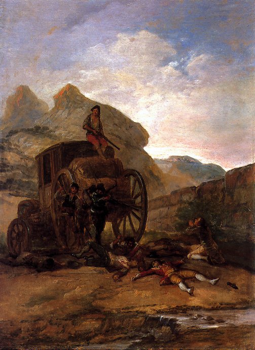 Røverangrep av Francisco de Goya