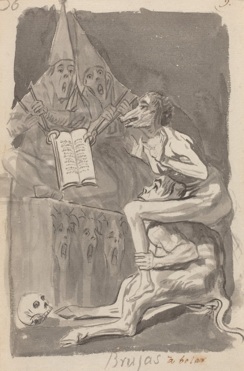 Brugge å fly av Francisco de Goya