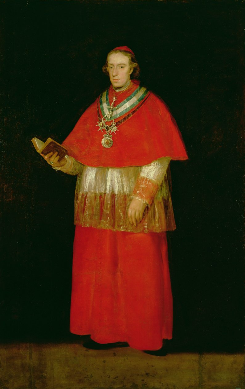 Kardinal Don Luis de Bourbon (1777-1823) ca. 1800 av Francisco de Goya