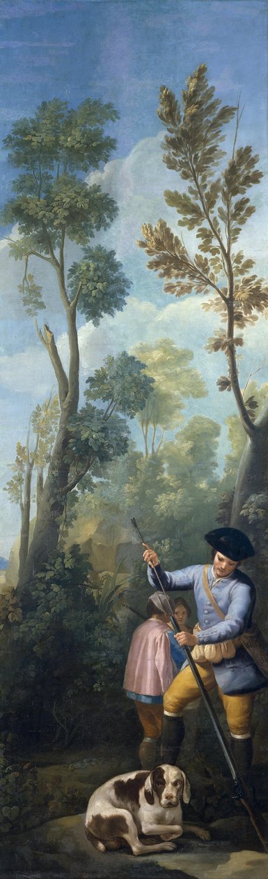 Hunter laster hagla av Francisco de Goya