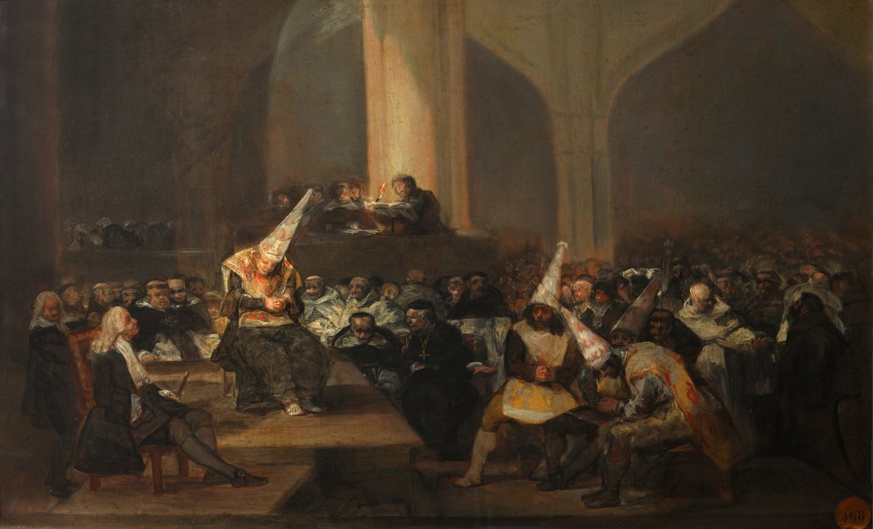 Inkvisisjonsretten av Francisco de Goya