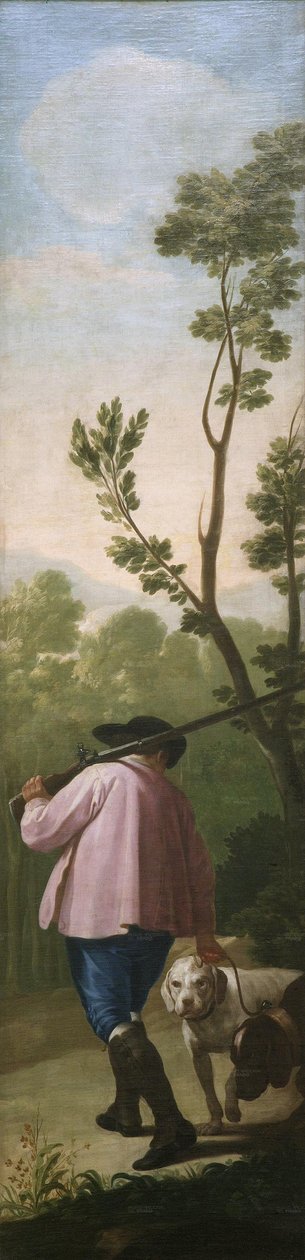 Jegeren med hundene sine av Francisco de Goya