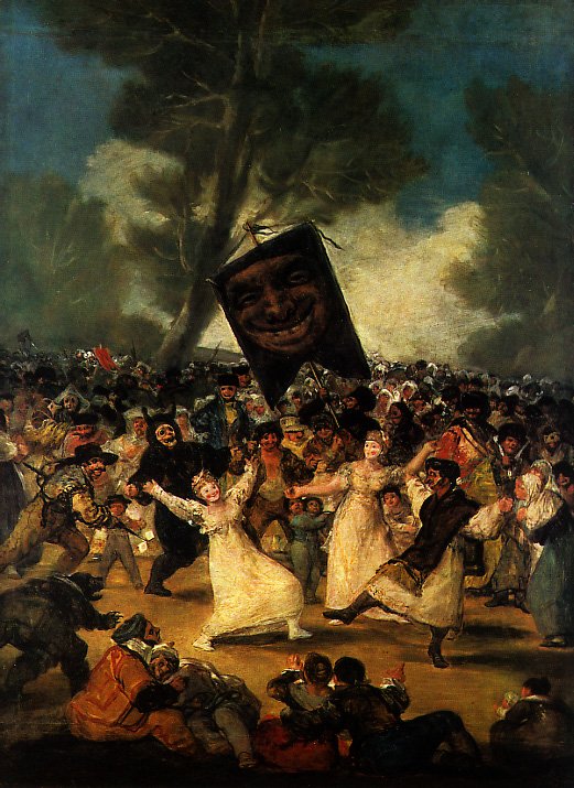Begravelsen av sardinen av Francisco de Goya