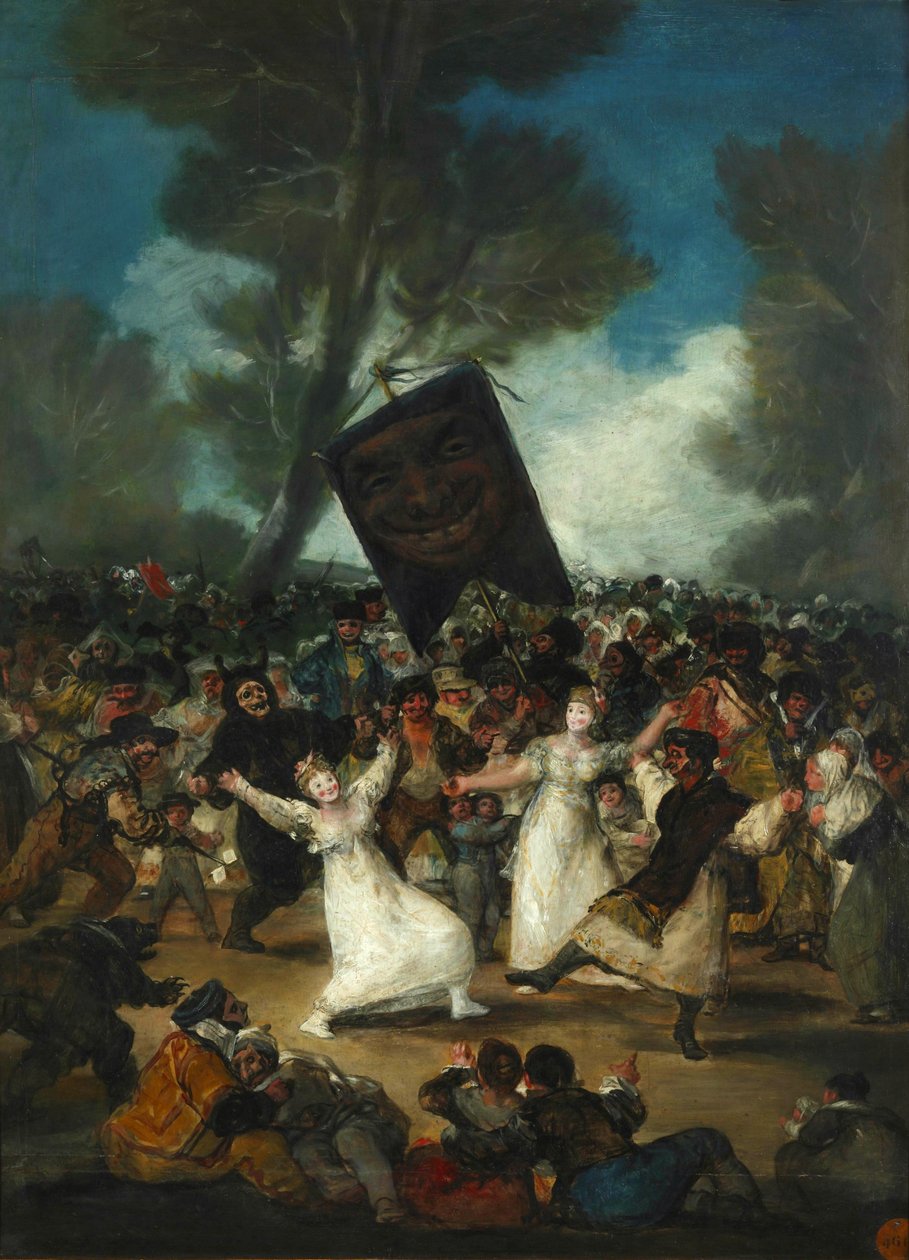 Begravelse av sardinen av Francisco de Goya
