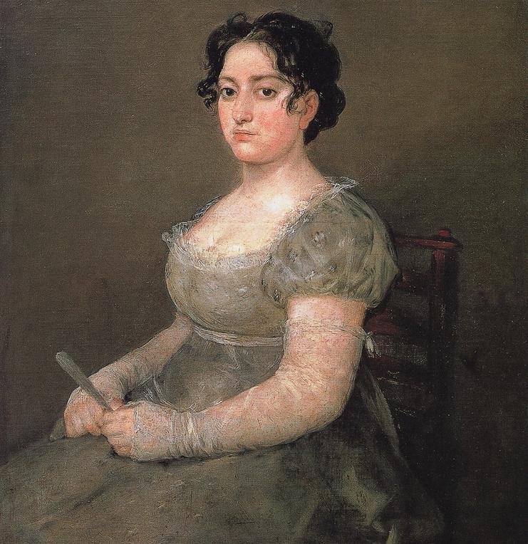 Kvinne med vifte av Francisco de Goya