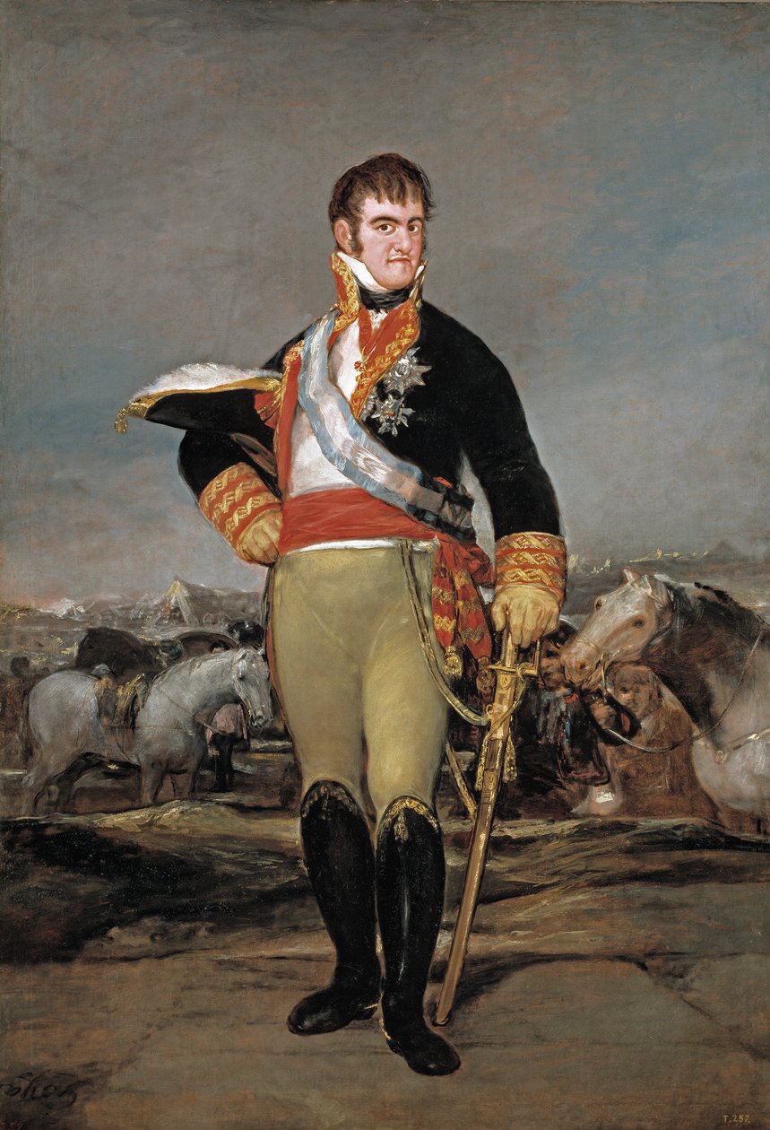 Ferdinand VII på leiren av Francisco de Goya
