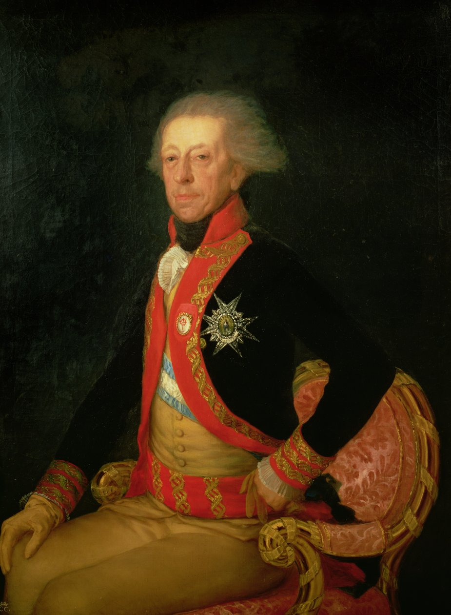 General Antonio Ricardos (1727-94) ca. 1793-94 av Francisco de Goya