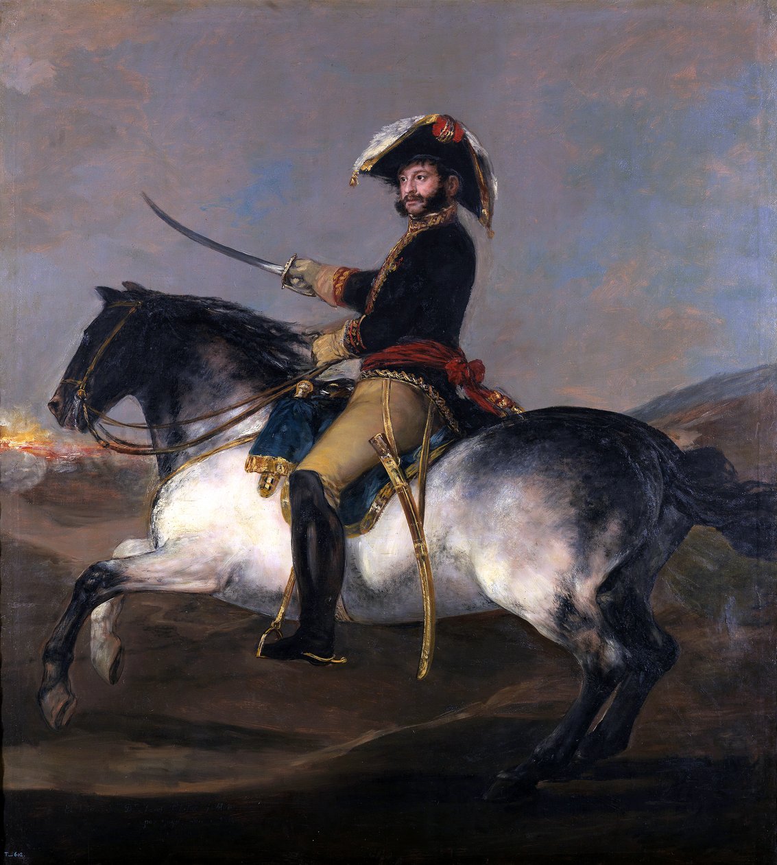 General José de Palafox til hest av Francisco de Goya