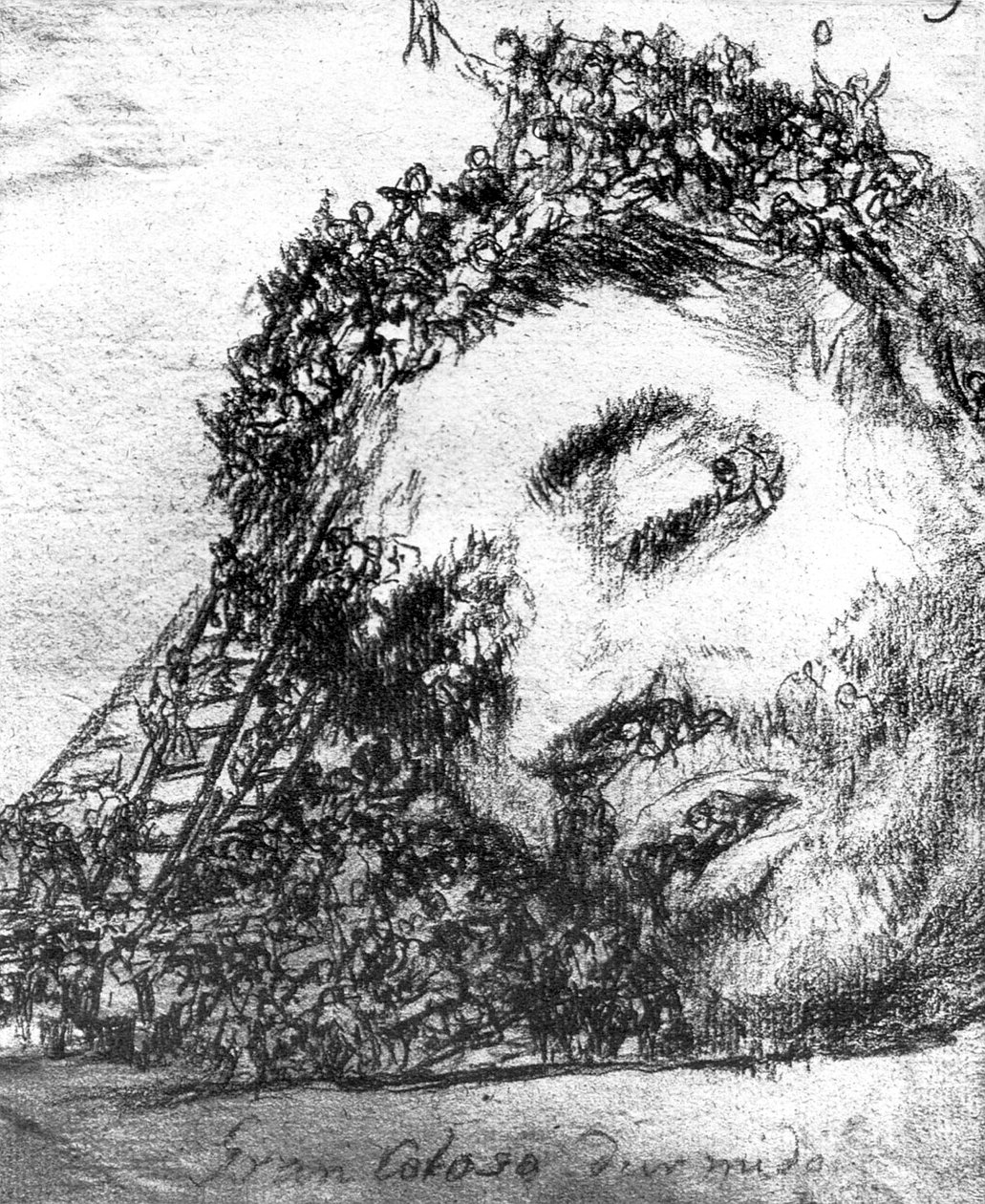 Flott sovekoloss av Francisco de Goya