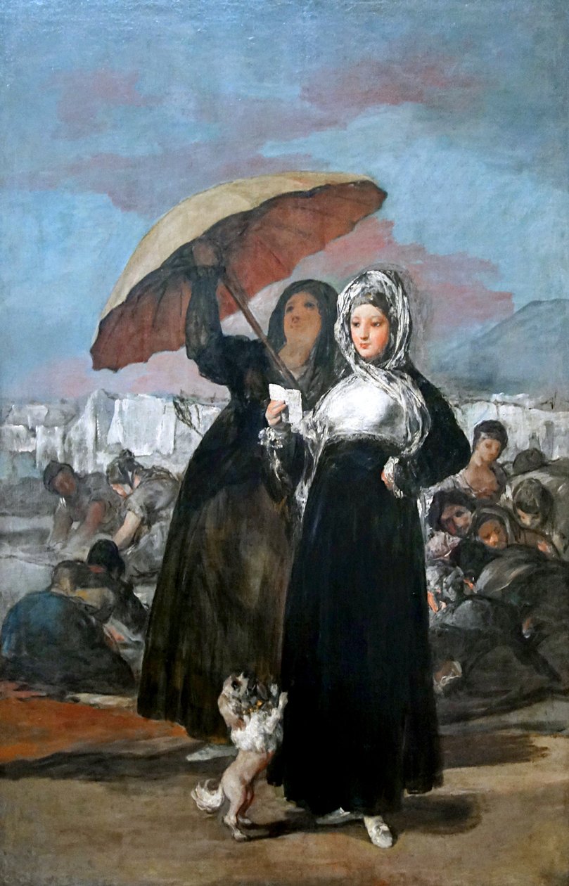 Unge mennesker av Francisco de Goya