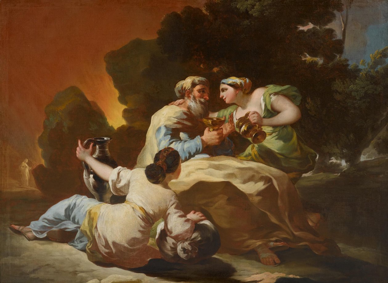 Lot og døtrene hans av Francisco de Goya