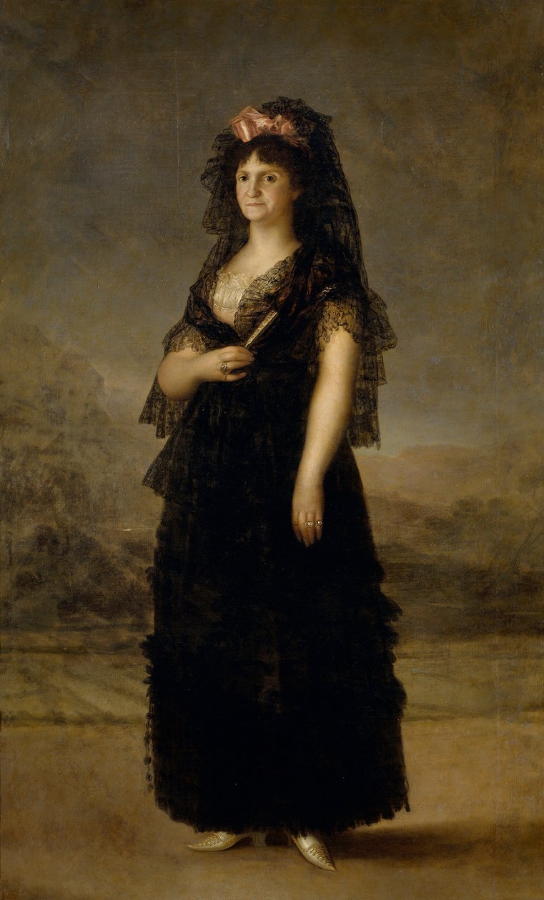 Maria Luisa fra Bourbon-Parma av Francisco de Goya