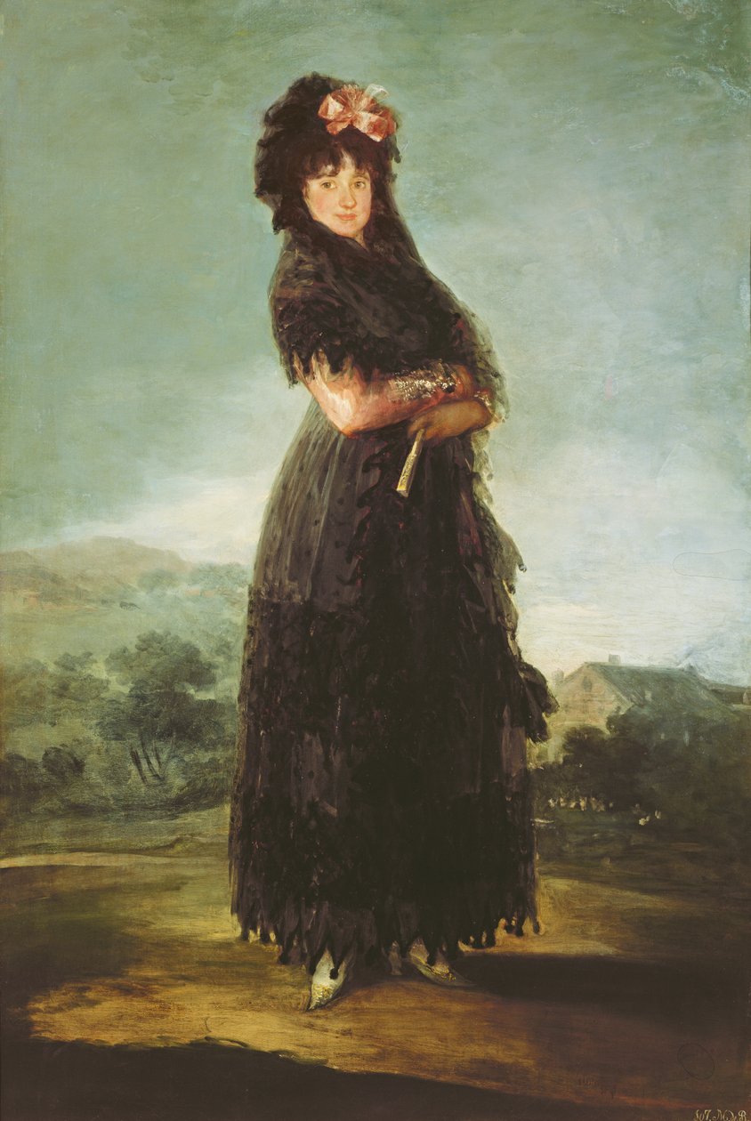 Mariana Waldstein, ca. 1797-1800 av Francisco de Goya