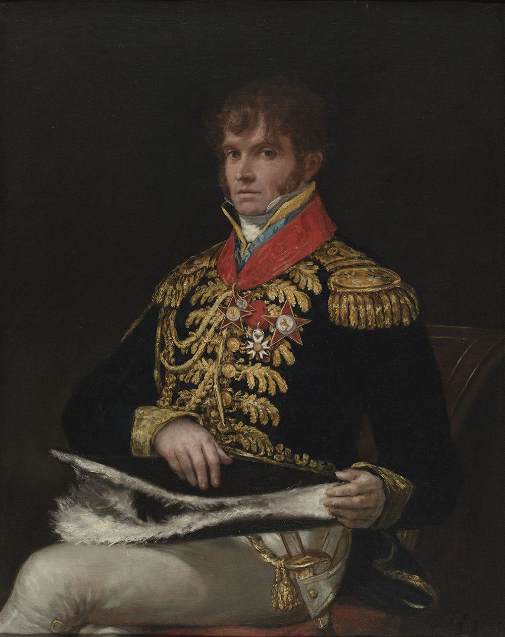 Nicolas Guye med Royal Order of Spain av Francisco de Goya