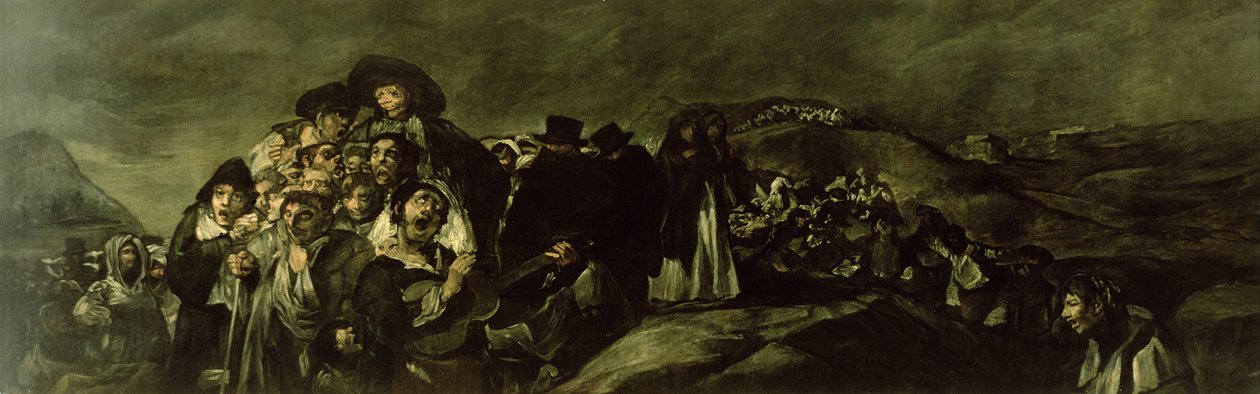 Pilegrimsreise til San Isidros fontene, ca. 18213 av Francisco de Goya