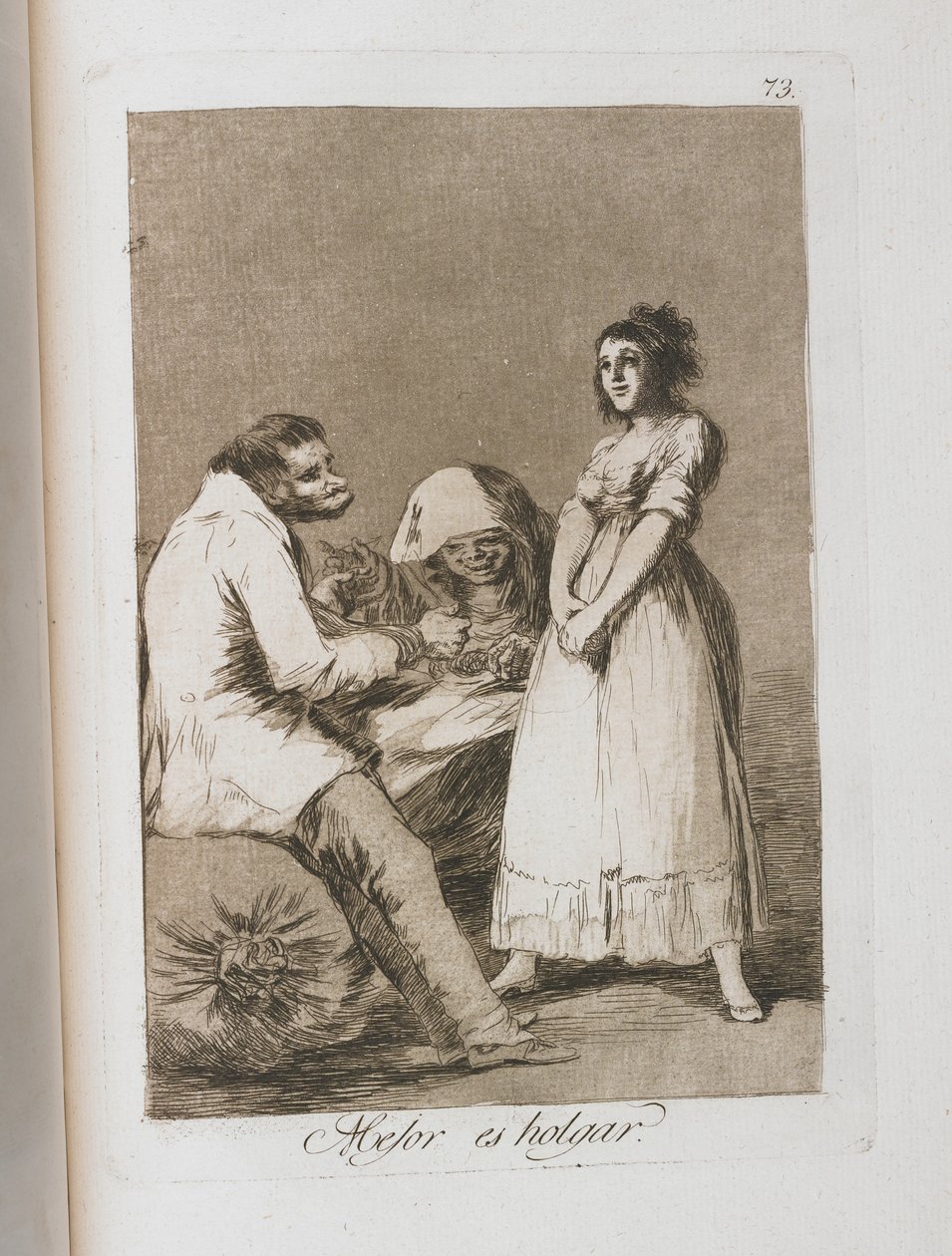 Tallerken fra Los Caprichos, 1797-1798 av Francisco de Goya