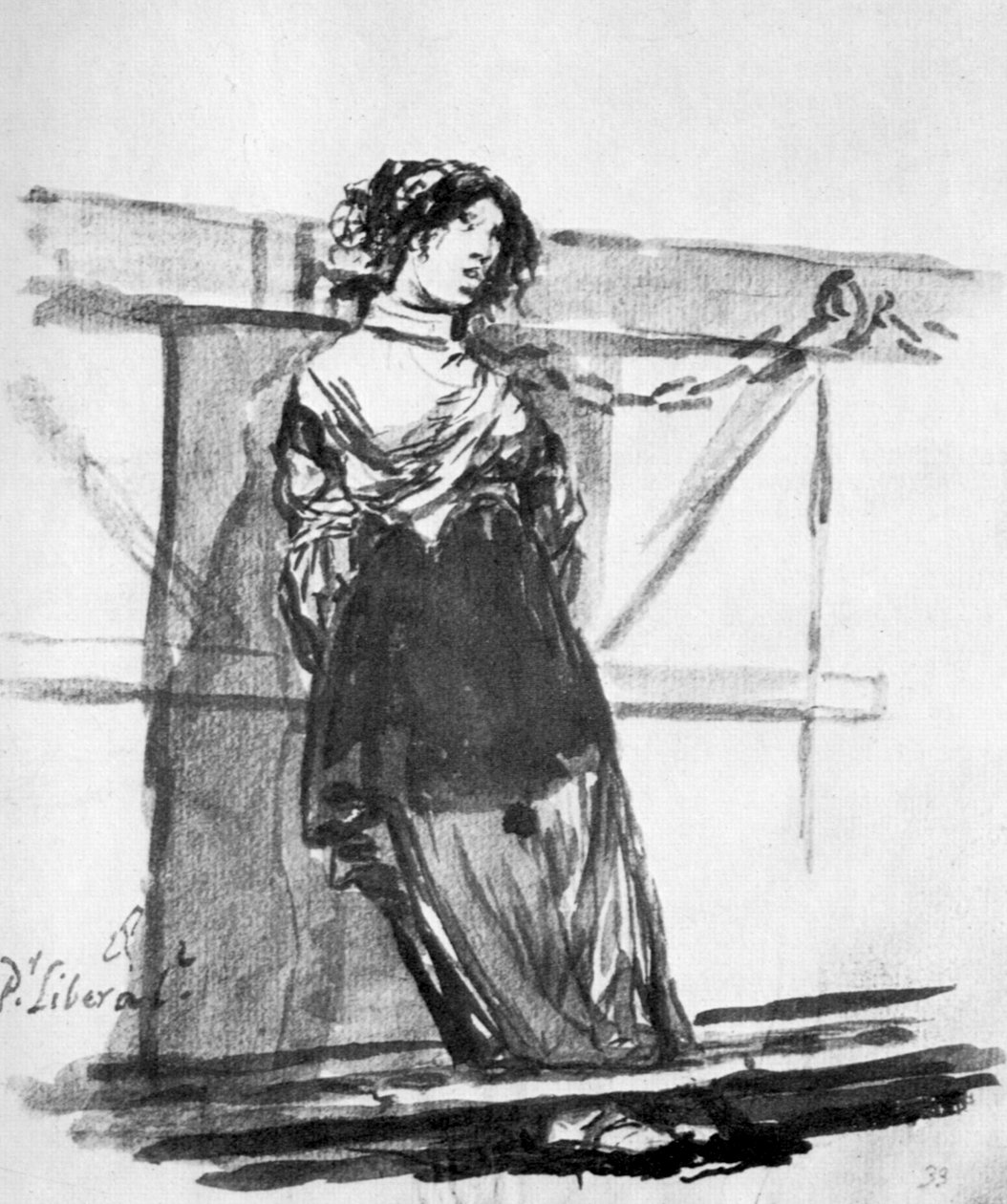 Av liberal av Francisco de Goya