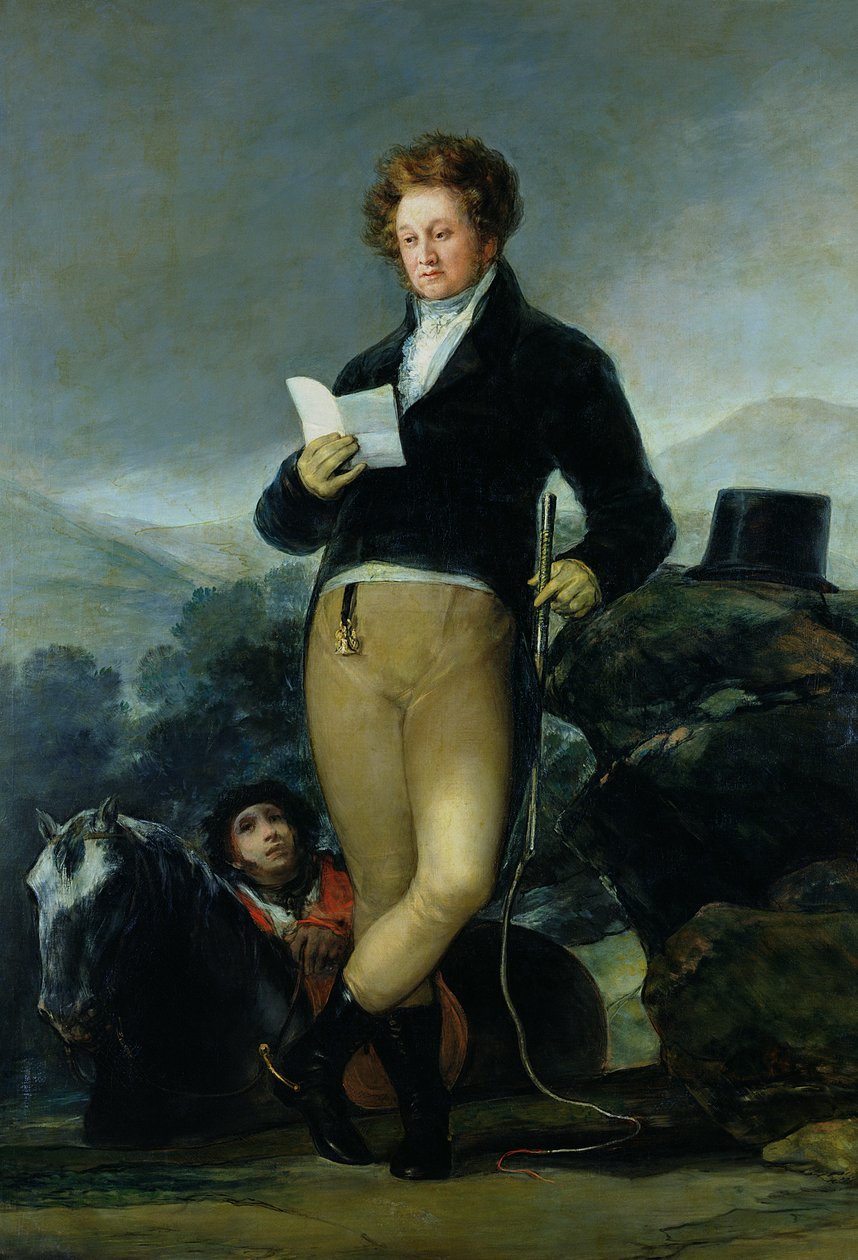 Portrett av Don Francisco de Borja Tellez Giron (1786-1851) ca. 1816 av Francisco de Goya