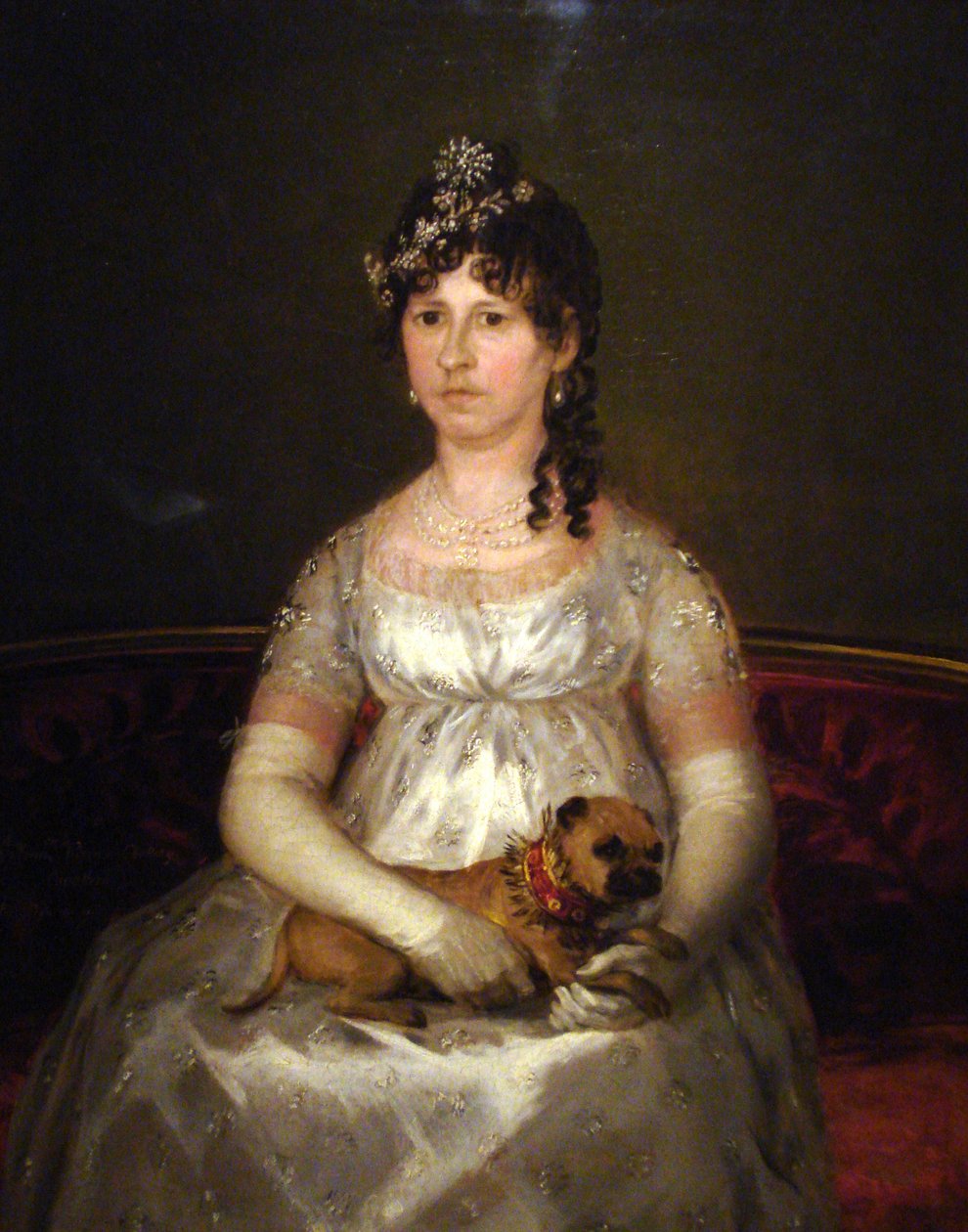 Portrett av Francisca Vicenta Chollet y Caballero av Francisco de Goya