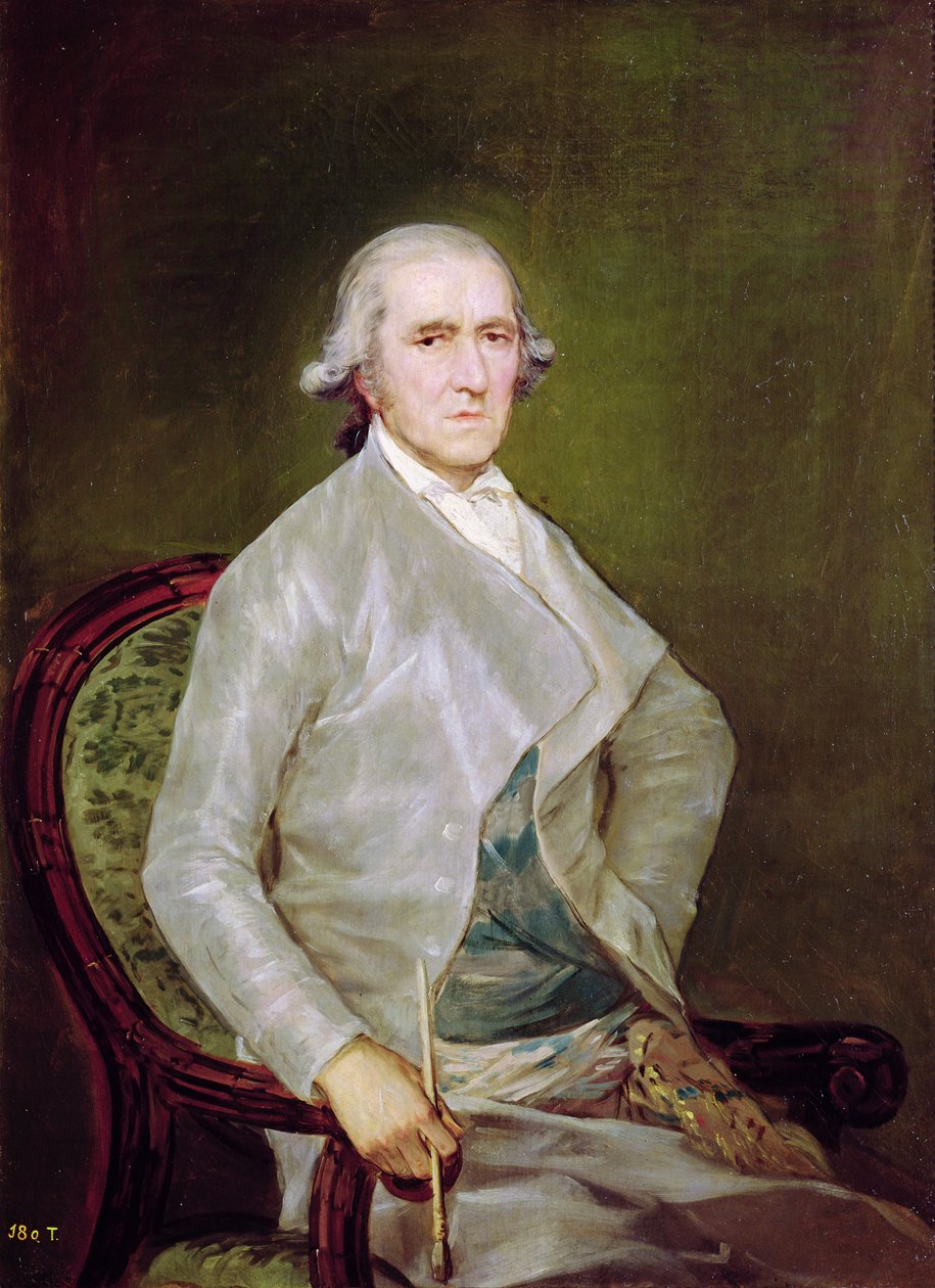 Portrett av Francisco Bayeu y Subias, 1795 av Francisco de Goya