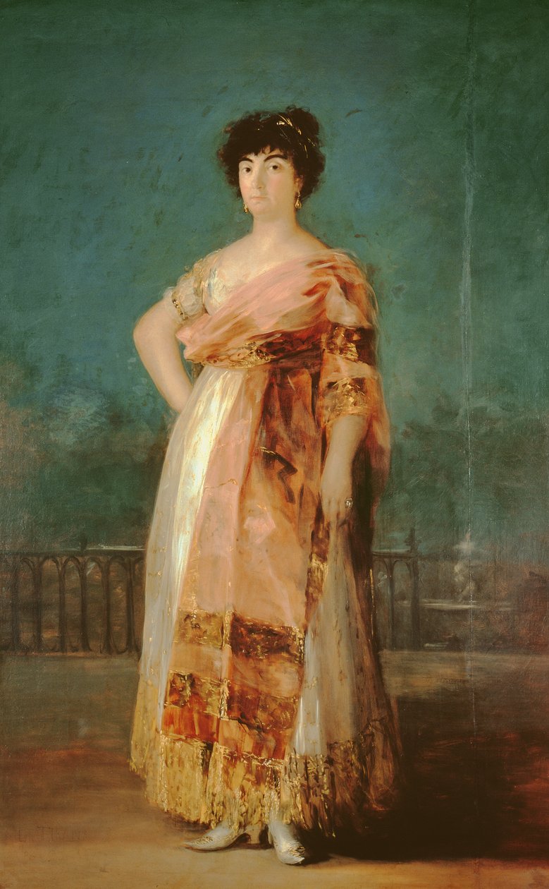 Portrett av La Tirana, Maria Fernandez, ca. 1792 av Francisco de Goya