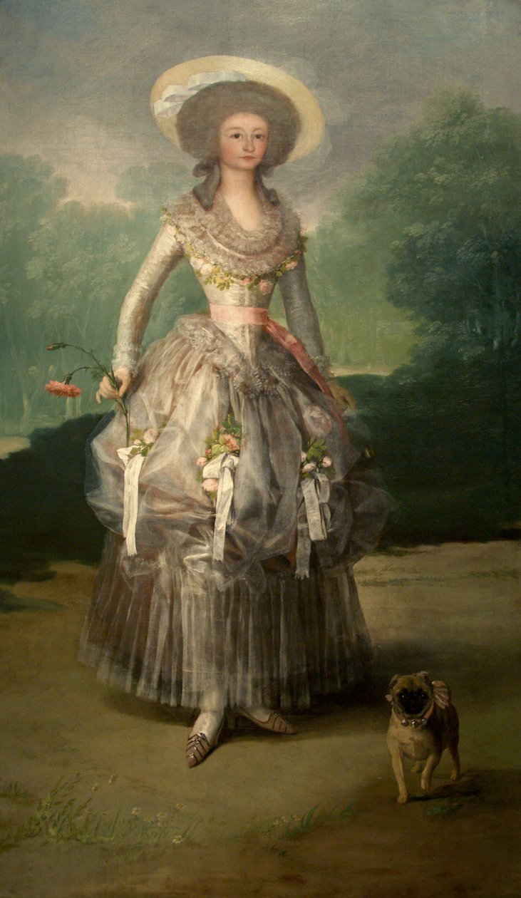 Portrett av María Ana de Pontejos y Sandoval av Francisco de Goya