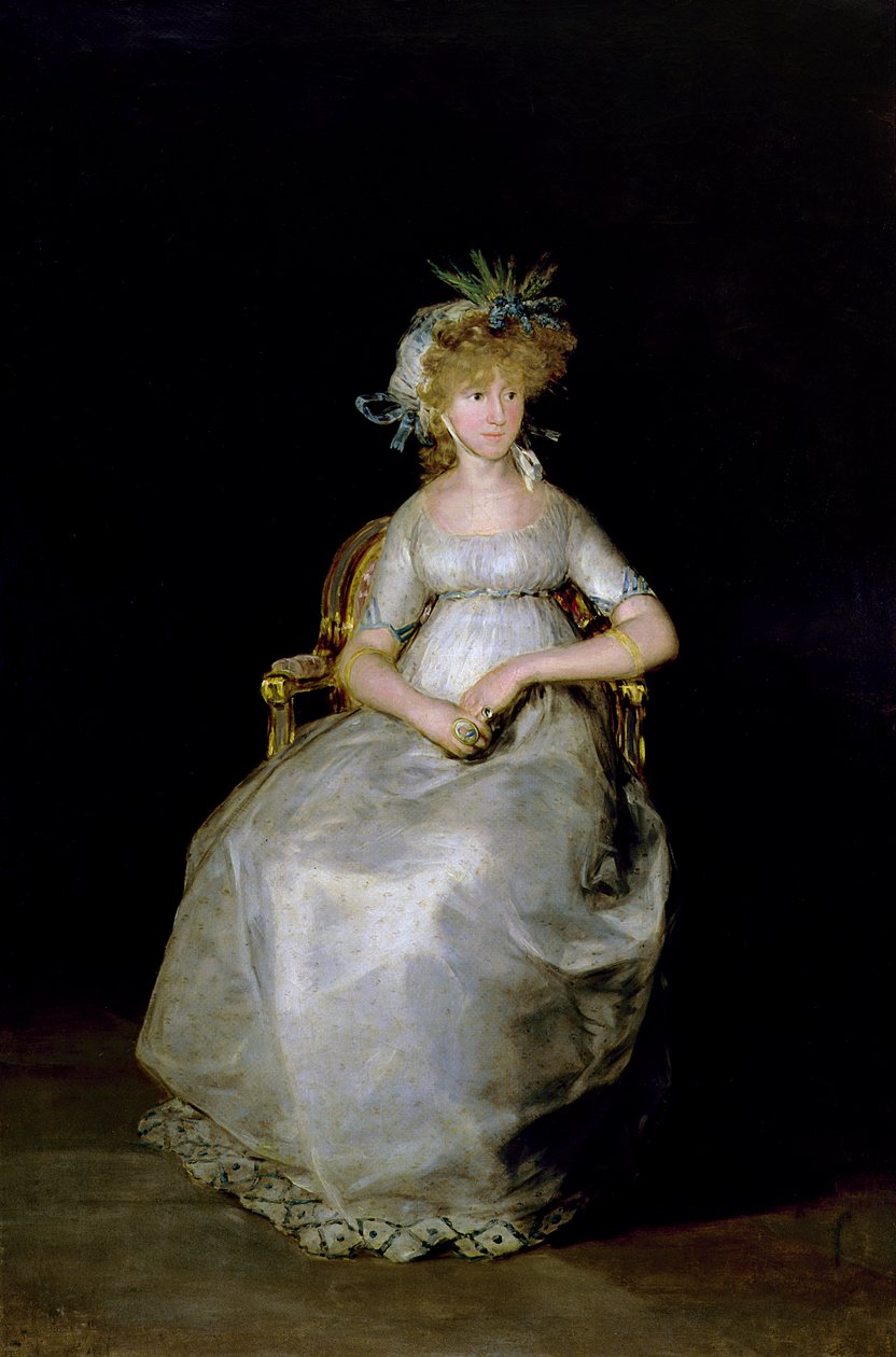Portrett av Maria Teresa (d.1820) av Ballabriga, grevinne av Chinchon av Francisco de Goya