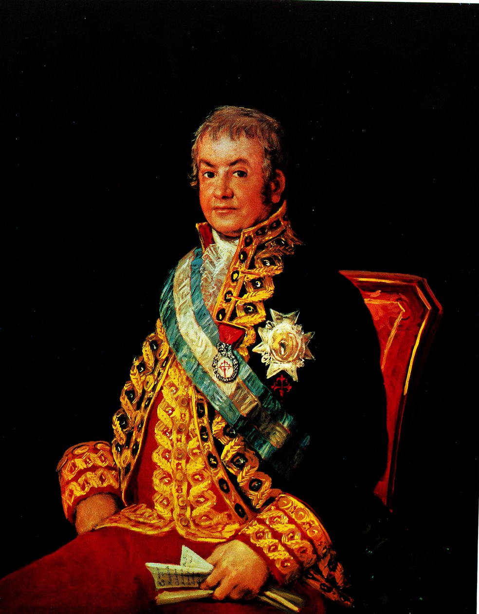 Portrett av justisminister José Antonio Marqués Caballero av Francisco de Goya