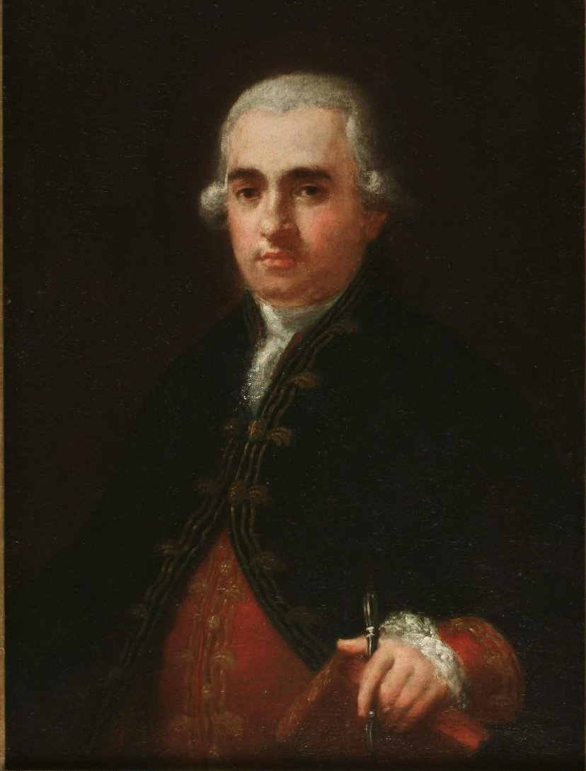 Portrett av Juan Agustín Ceán Bermúdez av Francisco de Goya