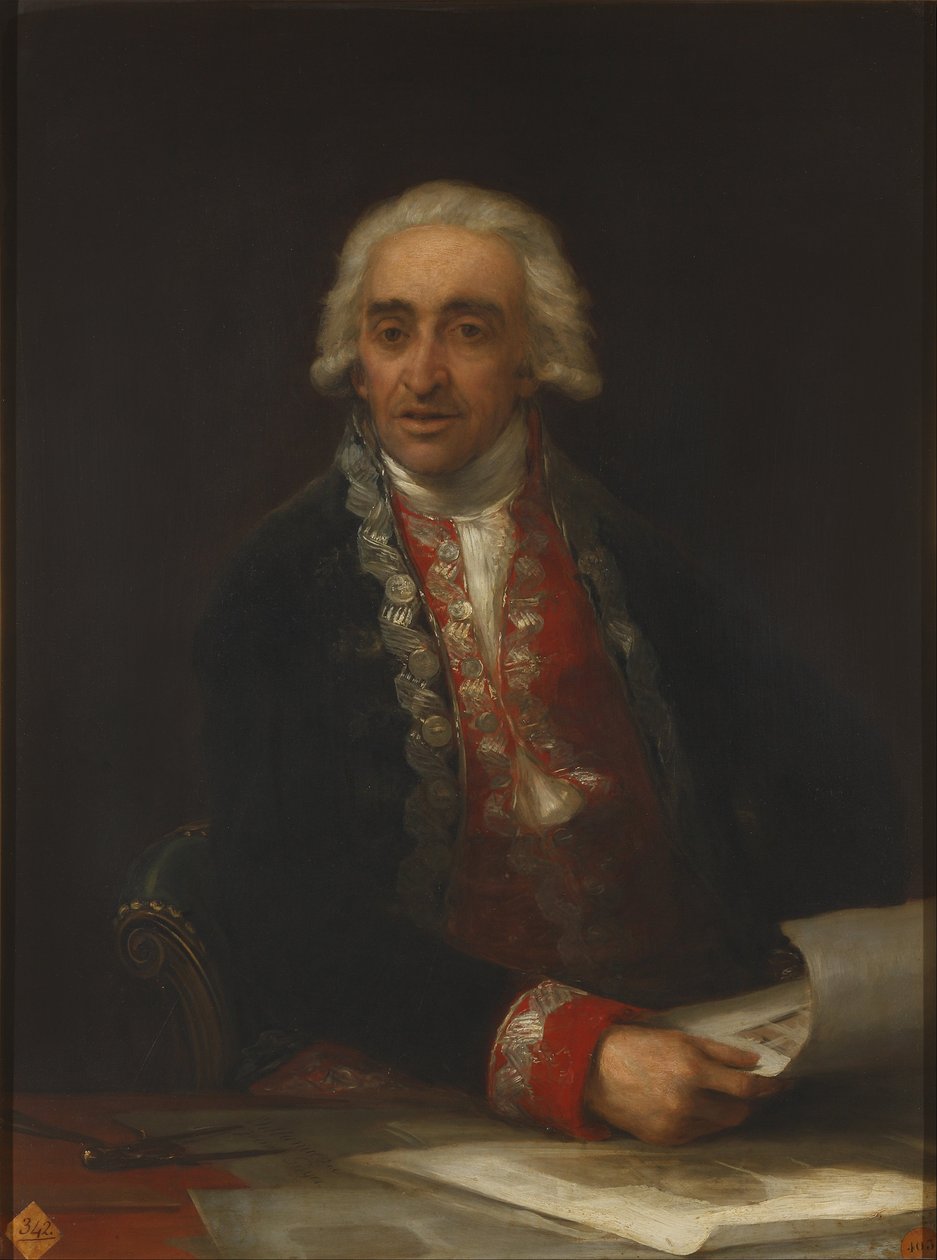Portrett av Juan de Villanueva av Francisco de Goya