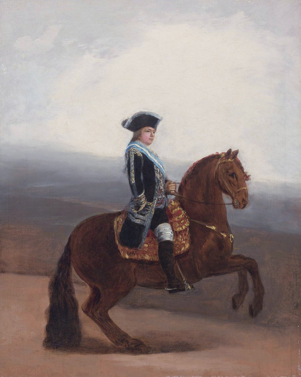 Rytterportrett av Manuel Godoy av Francisco de Goya