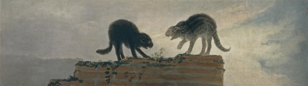 Kattkamp av Francisco de Goya