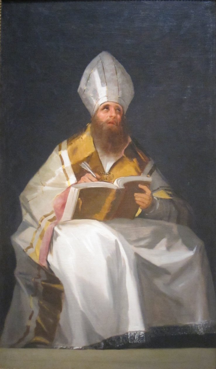 Saint Ambrose av Francisco de Goya