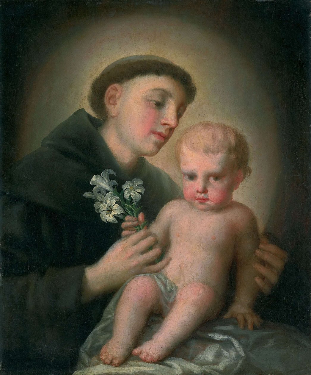 Den hellige Anthony av Padua og Kristusbarnet av Francisco de Goya