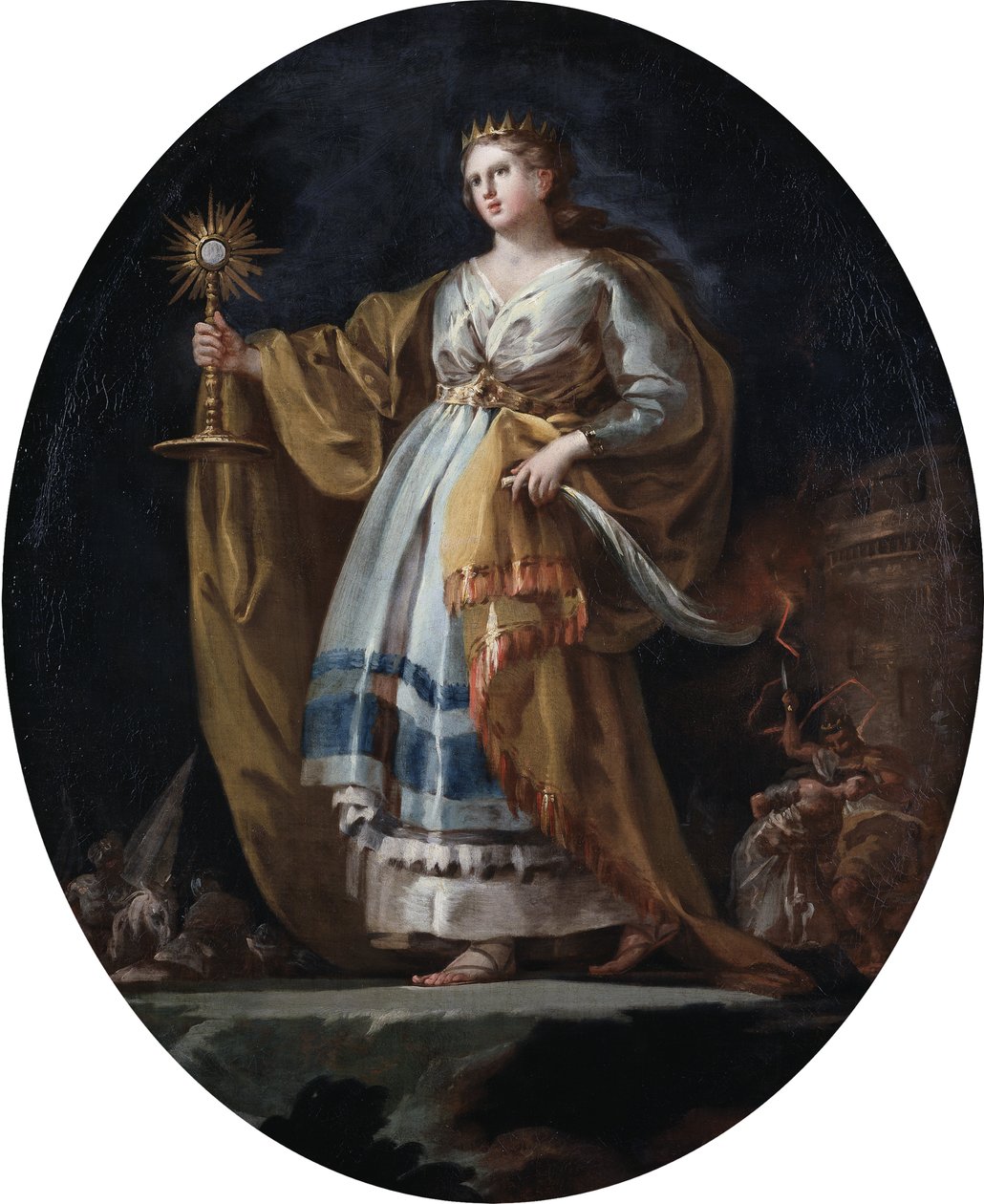 Santa barbara av Francisco de Goya
