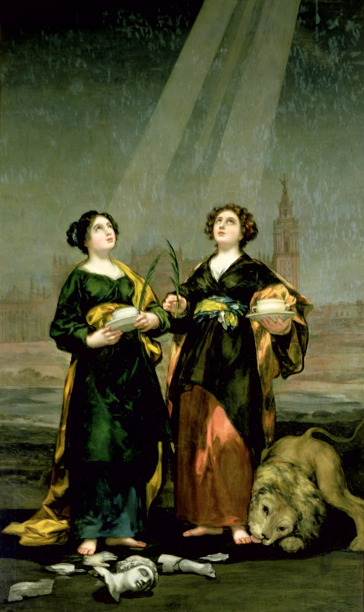 St. Justina og St. Rufina, 1817 av Francisco de Goya