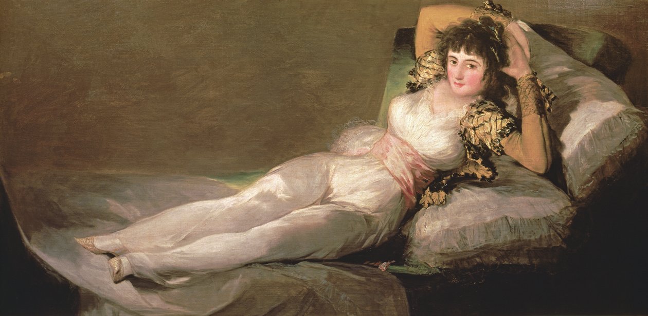 Den kledde Maja, ca.1800 av Francisco de Goya