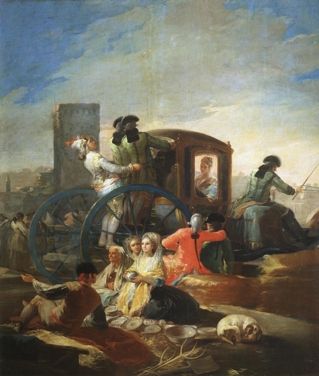 Serviseleverandøren av Francisco de Goya
