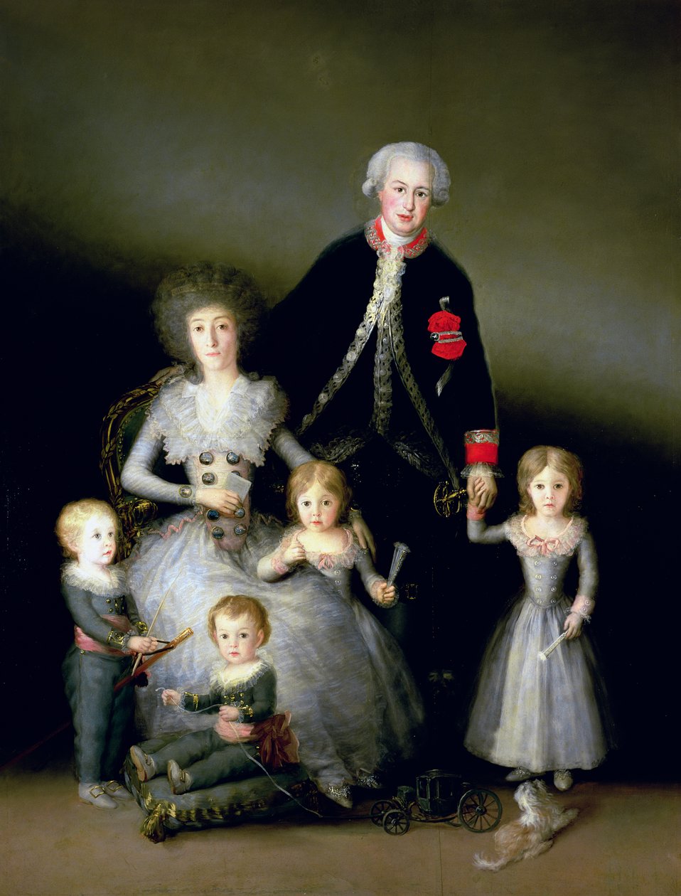 Hertugen av Osuna og hans familie, 1788 av Francisco de Goya