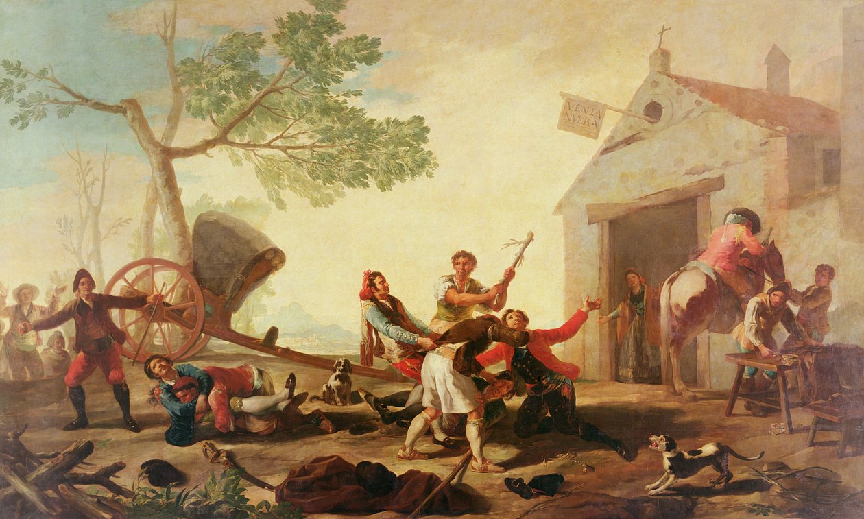 Kampen ved Venta Nueva, 1777 av Francisco de Goya