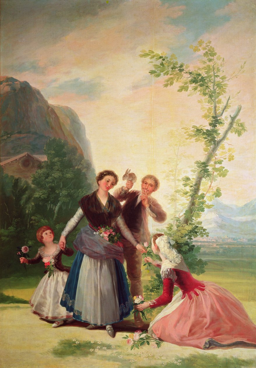 Blomsterhandlerne, 1786 av Francisco de Goya