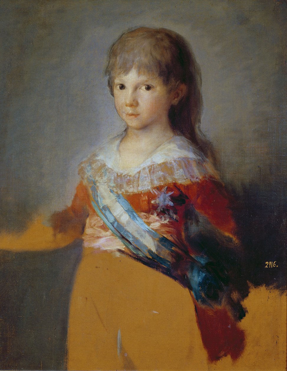 The Infante Francisco de Paula, 1800 av Francisco de Goya