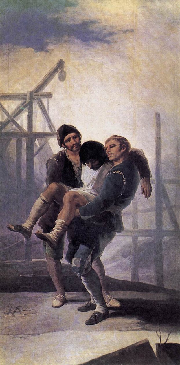 Den skadde frimurer av Francisco de Goya